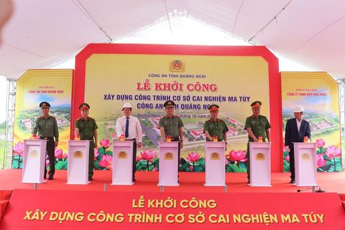 Quảng Ngãi: Khởi công xây dựng cơ sở cai nghiện ma túy rộng 10ha