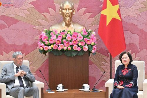 Phó Chủ tịch Quốc hội Nguyễn Thị Hồng tiếp Tổng Bí thư Đảng MIU, Cộng hòa Dominica