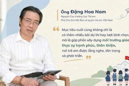 Nguyên Cục trưởng Cục Trẻ em: Muốn học sinh hạnh phúc, thầy cô cũng phải hạnh phúc