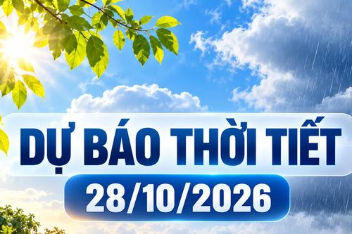 Thời tiết hôm nay 28/10: Trung bộ mưa rất to, Bắc bộ ngày nắng