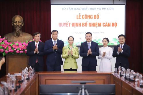 Bộ Văn hóa, Thể thao và Du lịch trao quyết định điều động, bổ nhiệm loạt cán bộ