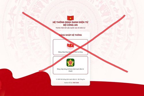 Cảnh báo website giả mạo hệ thống định danh điện tử VNeID nhằm đánh cắp dữ liệu