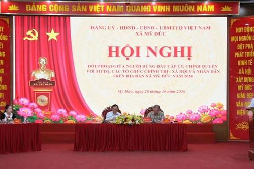 Xã Mỹ Đức: Từng kiến nghị của nhân dân đều được trân trọng lắng nghe và giải đáp thỏa đáng