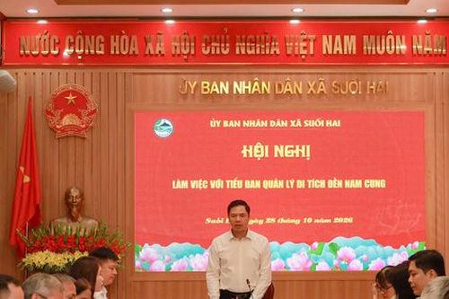 Nâng cao trách nhiệm quản lý, bảo vệ di tích đền Nam Cung