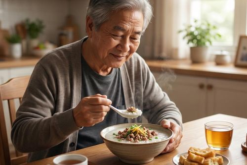 Tuổi 60 ăn sáng thế nào để giữ cơ bắp và đôi chân vững vàng?