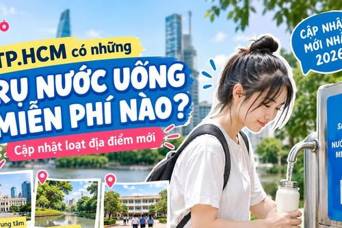 TP.HCM lắp trụ nước uống miễn phí cho người đi đường, đặt ở những địa điểm nào?