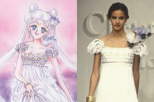 Dior, Chanel trong thế giới của Thủy thủ Mặt Trăng