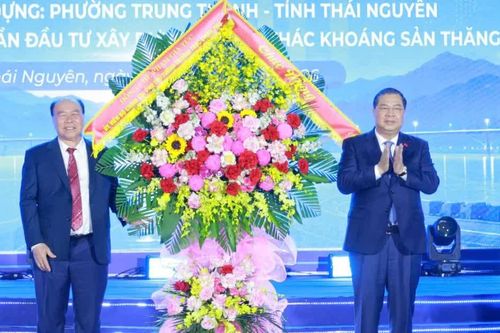Khởi công xây dựng bến cảng bốc xếp hàng hóa Yên Bình ở Thái Nguyên
