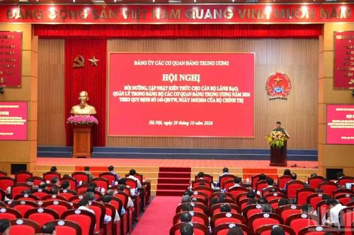 Bồi dưỡng, cập nhật kiến thức cho cán bộ lãnh đạo, quản lý các cơ quan Đảng Trung ương