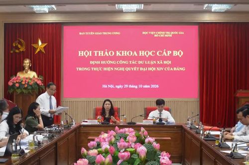 Định hướng công tác dư luận xã hội thực hiện Nghị quyết Đại hội XIV của Đảng