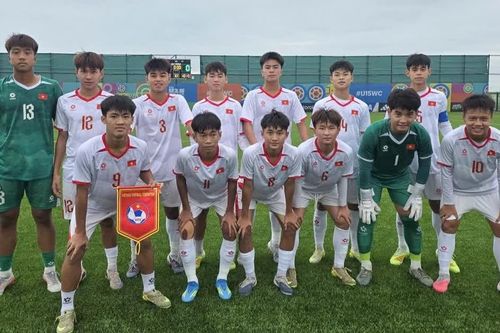 U15 Việt Nam đánh bại U15 Cuba, vào bán kết nhánh tranh hạng 81-84