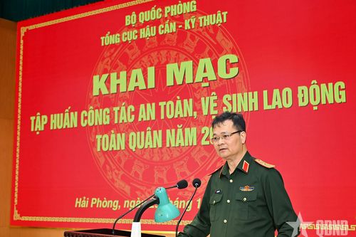 Tổng cục Hậu cần - Kỹ thuật tập huấn công tác an toàn, vệ sinh lao động toàn quân năm 2026