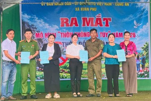 Nhân rộng mô hình Thôn không ma túy ở Xuân Phú
