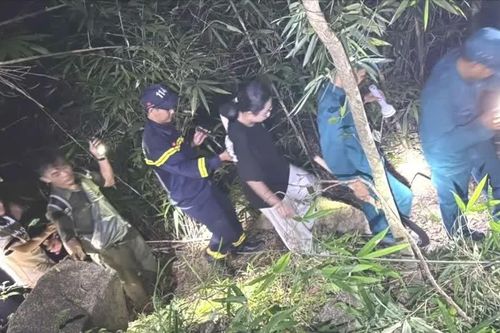 Cứu hộ thành công hai nữ sinh viên đi lạc trên núi Thị Vải