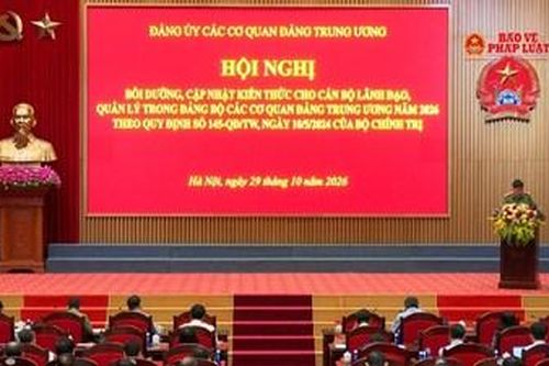 Bồi dưỡng, cập nhật kiến thức cho cán bộ lãnh đạo, quản lý các cơ quan Đảng Trung ương