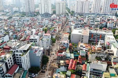 Ngõ 381 Nguyễn Khang dần hình thành sau khi cải tạo, nâng cấp