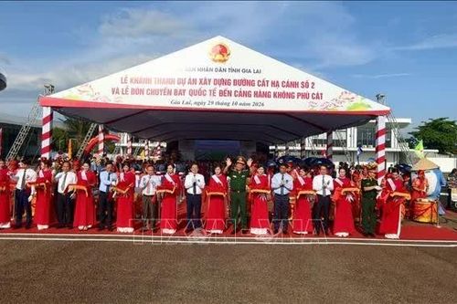 Gia Lai: Khánh thành đường cất hạ cánh số 2 Cảng hàng không Phù Cát