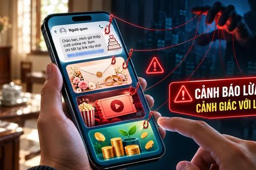 Từ thiệp cưới, vé xem phim đến ứng dụng kiếm tiền: Những chiếc bẫy mới trên điện thoại
