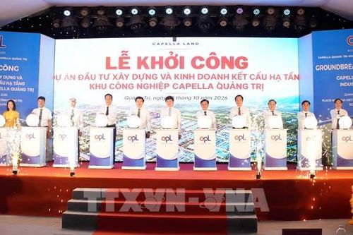 Khởi công Khu công nghiệp Capella Quảng Trị quy mô hơn 220 ha