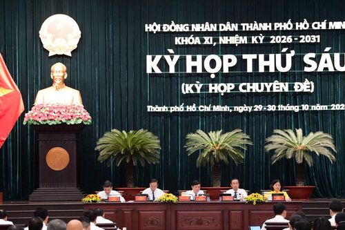HĐND TP.HCM khai mạc Kỳ họp thứ sáu