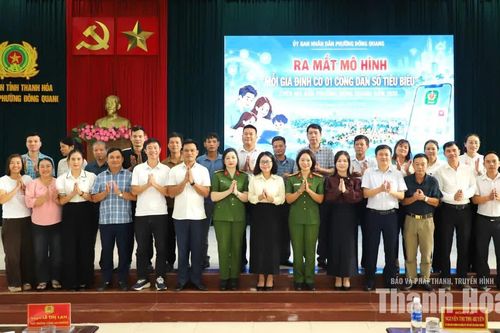 Phường Đông Quang ra mắt mô hình “Mỗi gia đình có 1 công dân số”