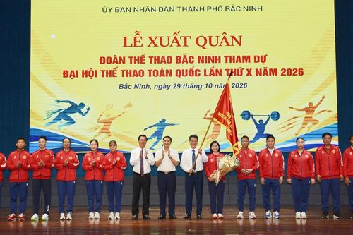 Bắc Ninh xuất quân tham dự Đại hội Thể thao toàn quốc năm 2026