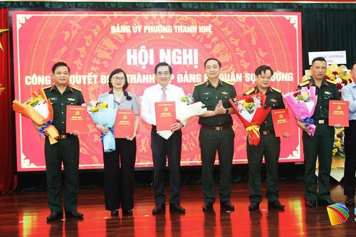 Công bố quyết định thành lập Đảng bộ Quân sự phường Thanh Khê