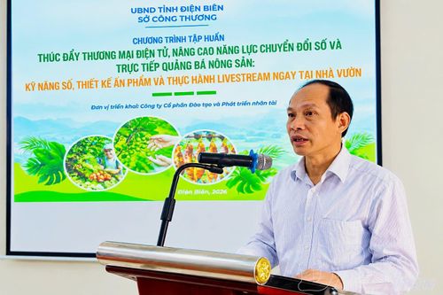 Tập huấn thúc đẩy thương mại điện tử và quảng bá nông sản