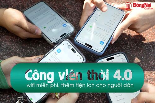 [Video] Công viên thời 4.0 - wifi miễn phí, thêm tiện ích cho người dân