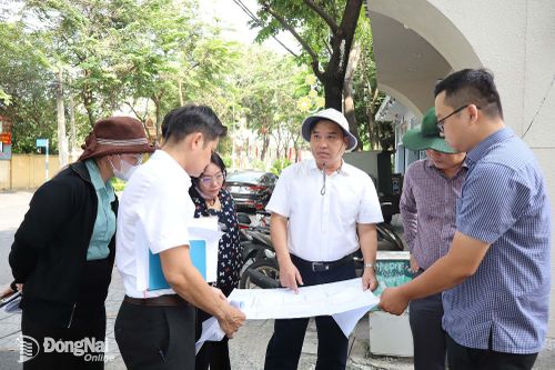 Đẩy nhanh tiến độ dự án mở rộng đường kết nối khu vực trung tâm phường Trấn Biên