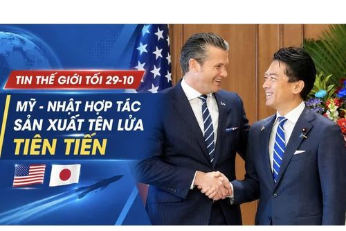 Tin thế giới tối 29-10: Mỹ - Nhật hợp tác sản xuất tên lửa tiên tiến
