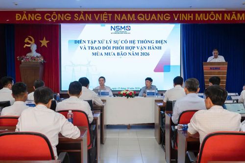 Công ty Cổ phần Điện lực Khánh Hòa tham gia diễn tập xử lý sự cố hệ thống điện mùa mưa bão năm 2026