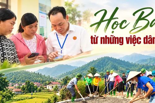 Học Bác từ những việc dân cần