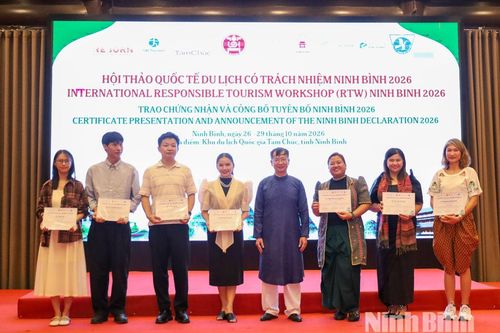 Trao Chứng nhận và Công bố Tuyên bố Ninh Bình 2026