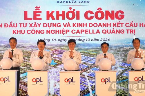 Đưa dự án Khu công nghiệp Capella Quảng Trị trở thành điểm đến thu hút nhà đầu tư