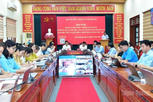 Triển khai đồng bộ nhiệm vụ xây dựng cơ sở dữ liệu vị trí việc làm và phương án giao biên chế của hệ thống chính trị giai đoạn 2027 - 2031