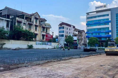 Đẩy nhanh tiến độ công trình chống ngập đường Hoàng Văn Thụ