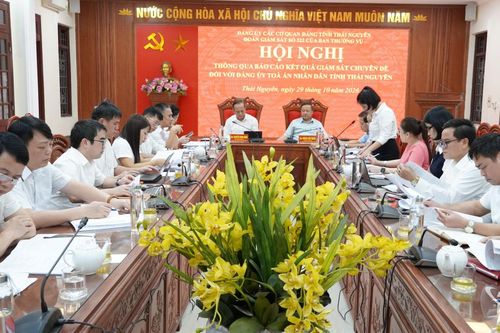 Đảng ủy các cơ quan Đảng tỉnh thông qua báo cáo kết quả giám sát chuyên đề