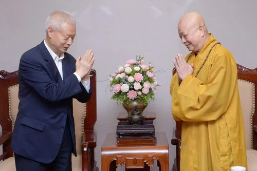 Lãnh đạo Ban Trị sự GHPGVN TP.HCM tiếp đoàn Hiệp hội Bảo vệ và Phát triển Văn hóa Tây Tạng (Trung Quốc)
