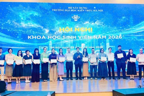 Dấu ấn nghiên cứu khoa học của sinh viên Đại học Kiến trúc Hà Nội