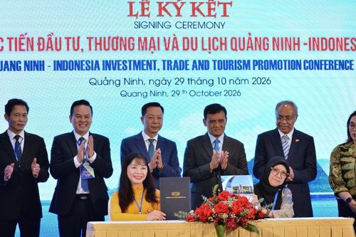 Quảng Ninh mời gọi doanh nghiệp Indonesia đầu tư vào công nghệ cao, năng lượng sạch