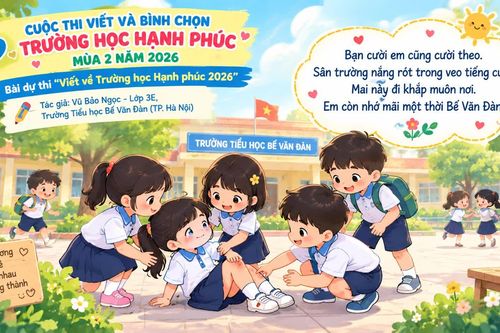 Mái trường hạnh phúc - Nơi lưu giữ tuổi thơ em