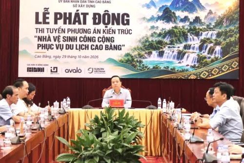 Phát động thi tuyển phương án kiến trúc 'Nhà vệ sinh công cộng phục vụ du lịch Cao Bằng'