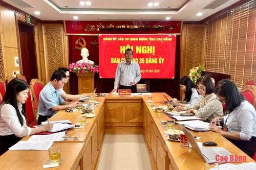 Hội nghị Ban Chỉ đạo 35 Đảng ủy các cơ quan Đảng tỉnh