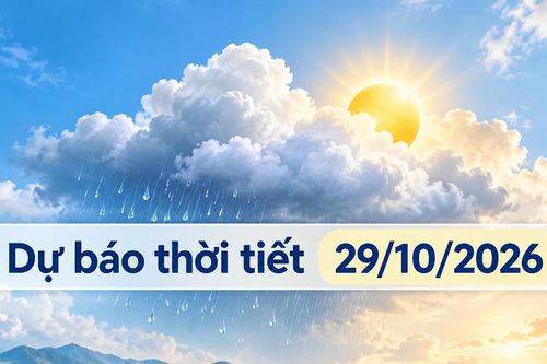 Thời tiết hôm nay 29/10: Huế, Đà Nẵng tiếp tục mưa lớn, Bắc bộ có mưa dông