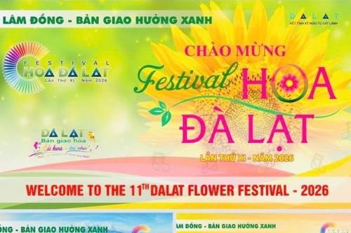Triển khai bộ nhận diện Festival Hoa Đà Lạt lần thứ XI – năm 2026
