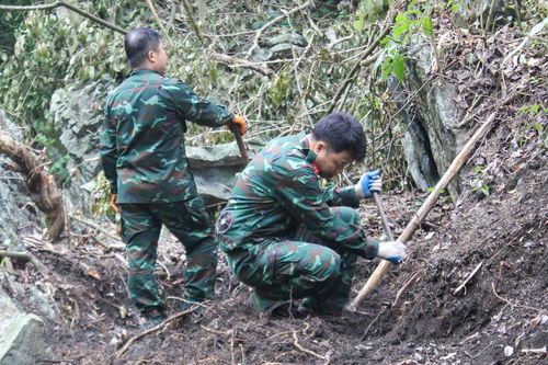 Tuyên Quang tìm thấy 22 hài cốt liệt sĩ và một chứng minh nhân dân rõ thông tin