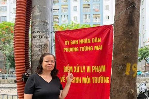 Phường Tương Mai quyết xóa các 'điểm đen' rác thải