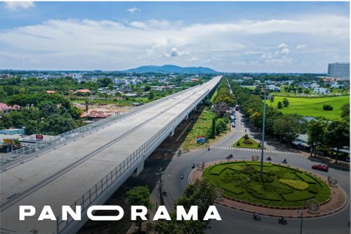 Cận cảnh đoạn tường chống ồn tại đường nối cao tốc Biên Hòa - Vũng Tàu