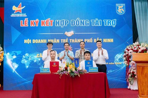 CLB Bóng đá Bắc Ninh nhận tài trợ 150 tỉ đồng từ Hội Doanh nhân trẻ thành phố